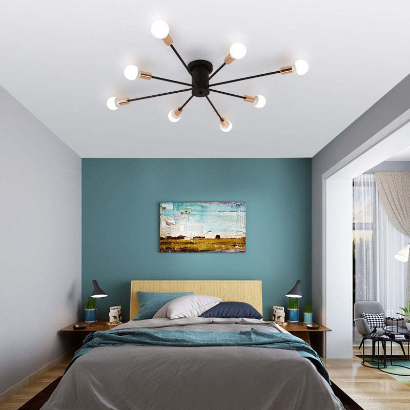 Silva Modern Simple Flush Mount Ceiling Light, 6/8/10 Heads - Neutral Decor