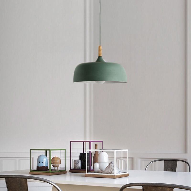 Aria Modern Pendant Light Dome Macaron Dining Room - Neutral Decor