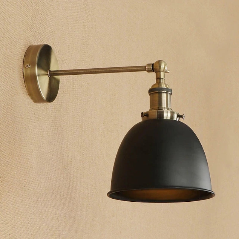Epoch Hanging Wall Lamp Retro/Vintage, Metal/LED, Black/White/Gray, Bedroom - Neutral Decor