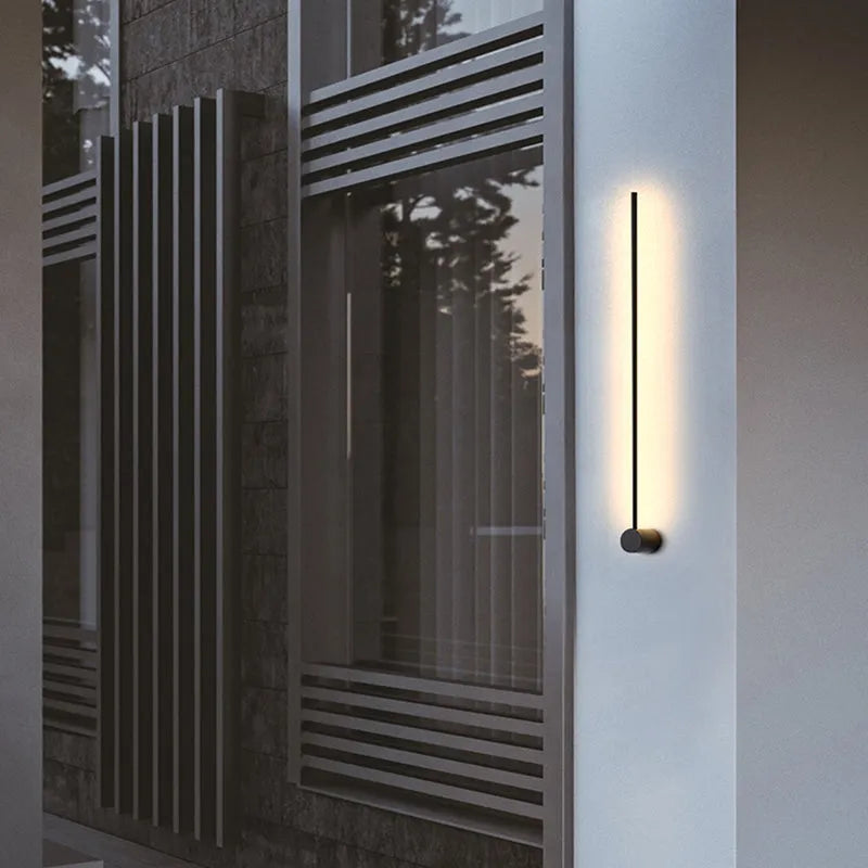 Arisha Modern Minimalist LED Wall Reading Lamp, Black - Neutral Decor