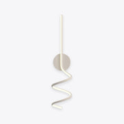 Arisha Modern LED Art Interior Wall Light Spiral, Black & White - Neutral Decor