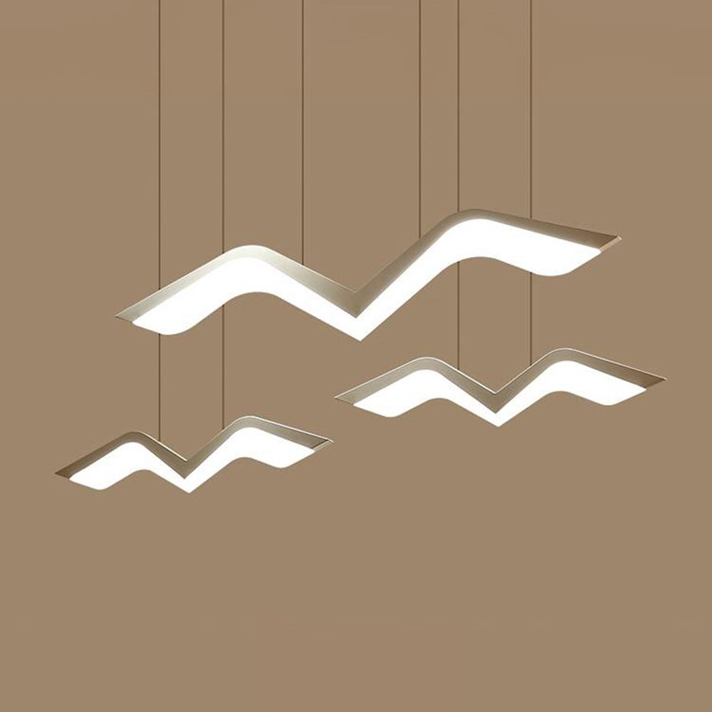 Arisha Seagull Modern Pendant Light, 3 Style - Neutral Decor