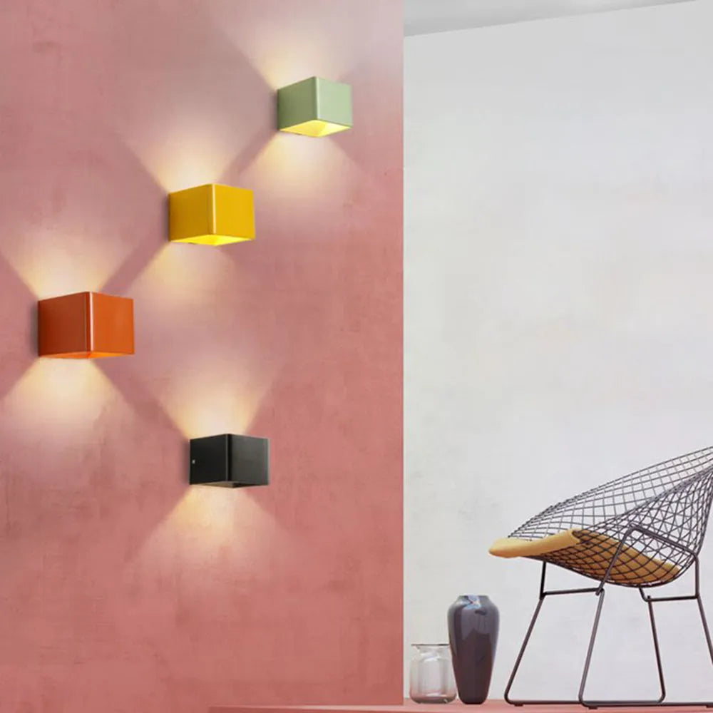 Aira Indoor Wall Lamp Square Colorful - Neutral Decor