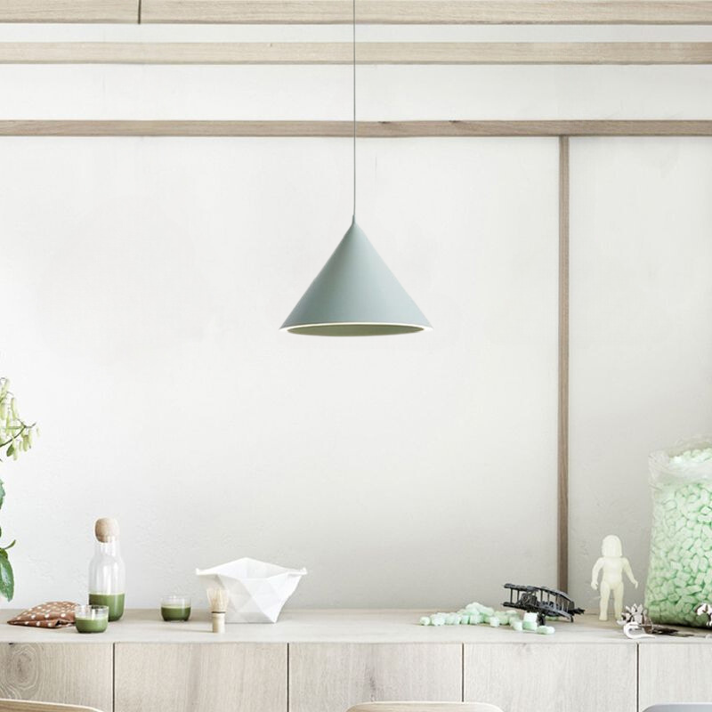 Aria Funnel-Shape Colourful LED Pendant Light - Neutral Decor