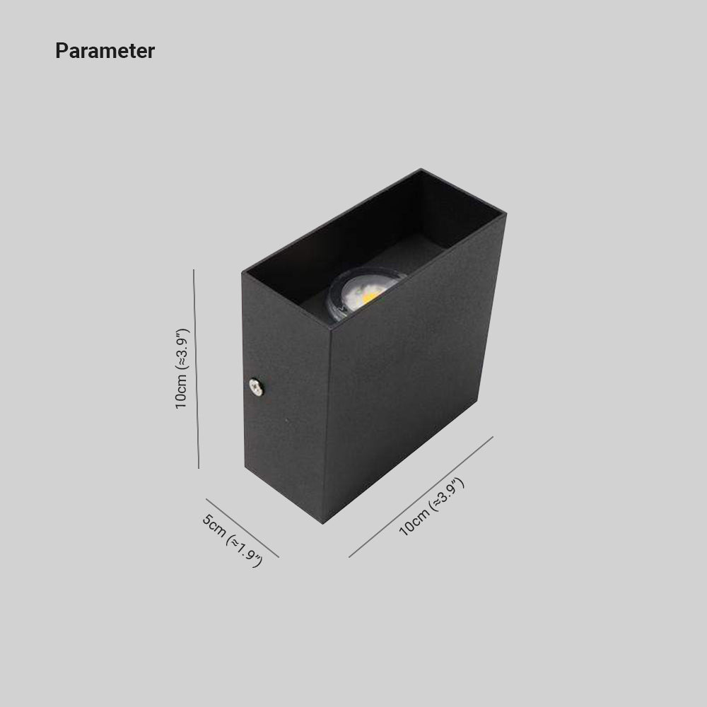 Nexu Modern Adjustable Square Outdoor Wall Lamp LED-Neutral Decor