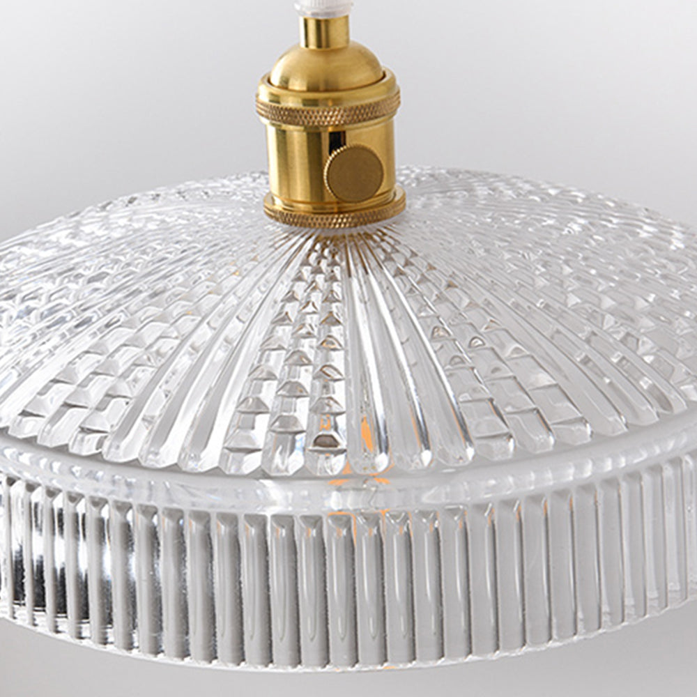 Valentina Art Deco Blown Brass & Glass Pendant Light, 7 Styles - Neutral Decor