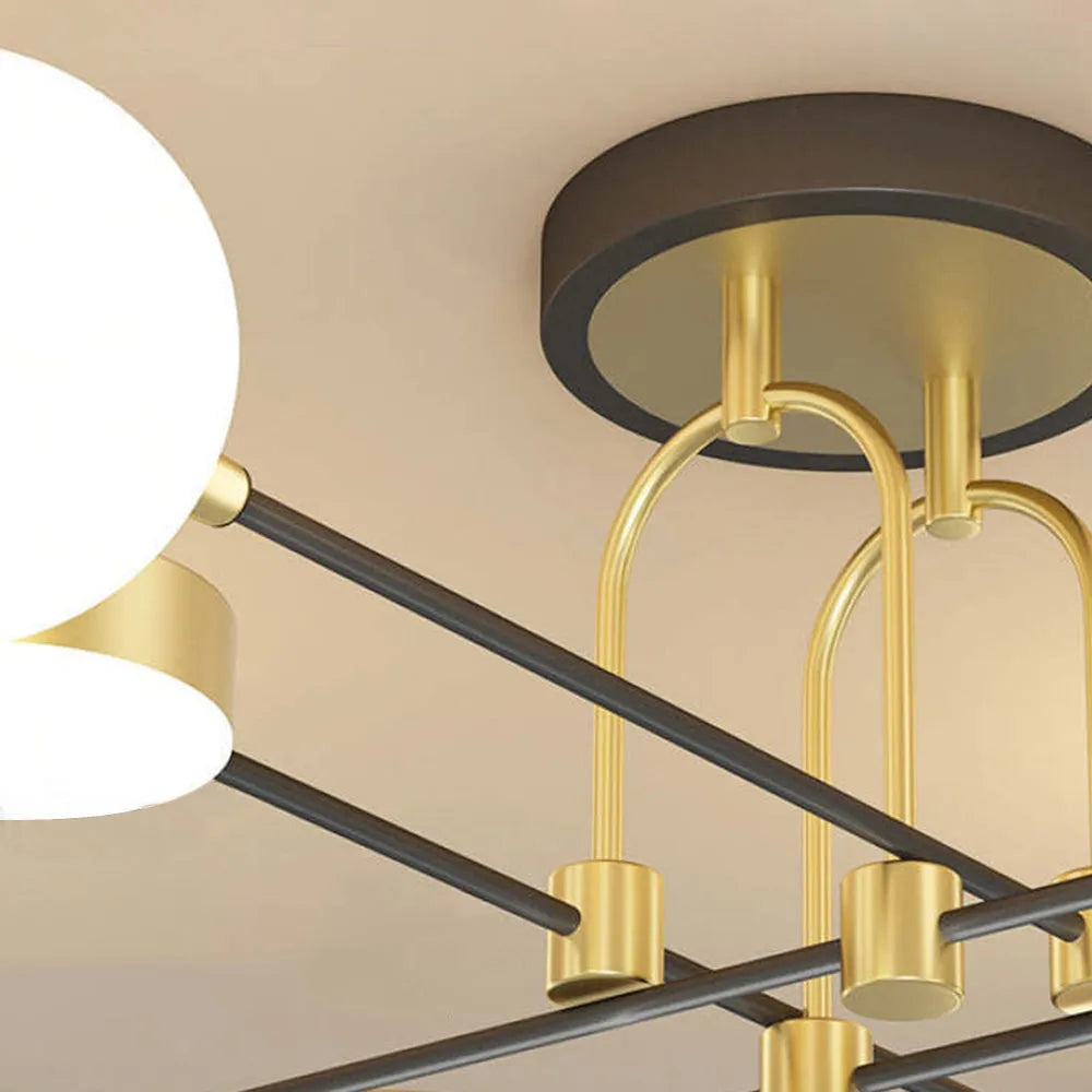 Valentina Industrial Modern Ceiling Light - Neutral Decor