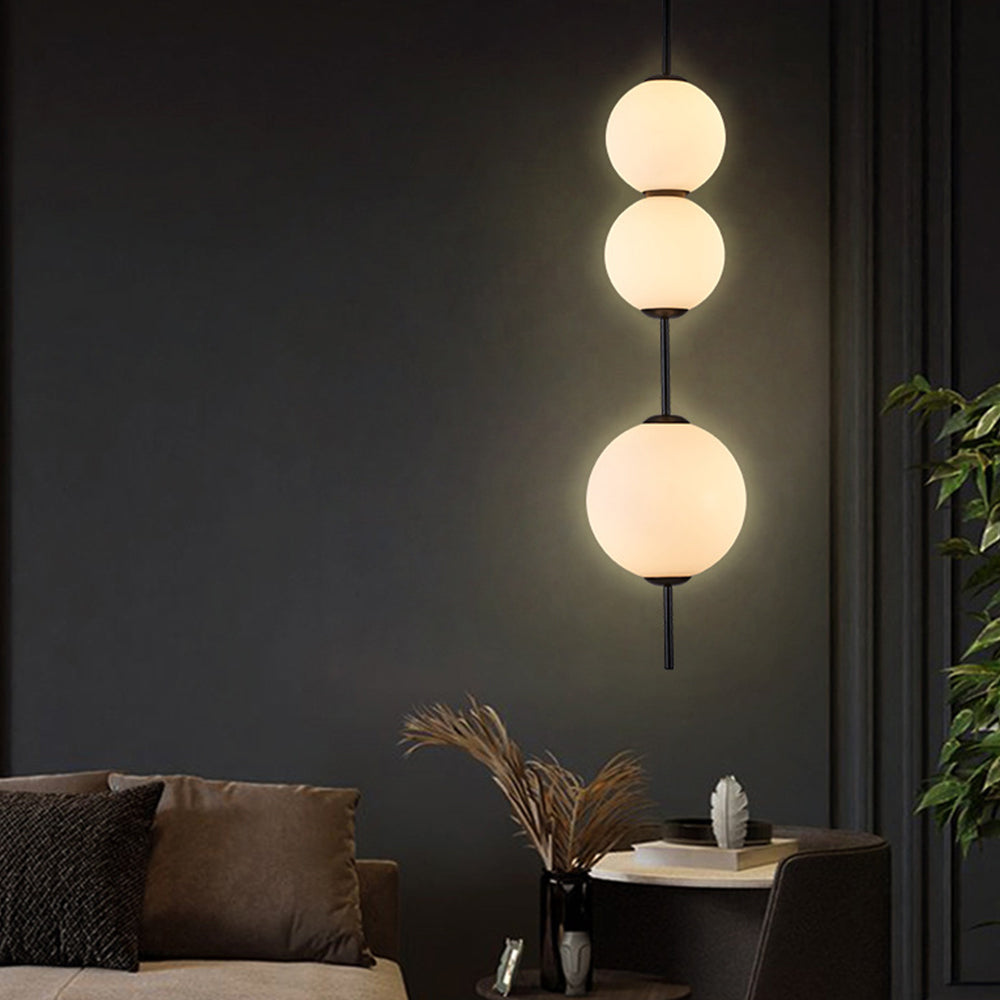 Valentina Creative Ball Pendant Light, Metal & Glass, 3 Styles - Neutral Decor