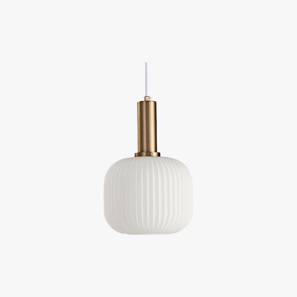 Valentina Morden Bubble Glass Pendant Light, White, Bedroom - Neutral Decor
