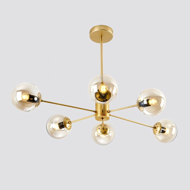 Valentina Designer Simple Nordic Pendant Light, Black/Gold - Neutral Decor
