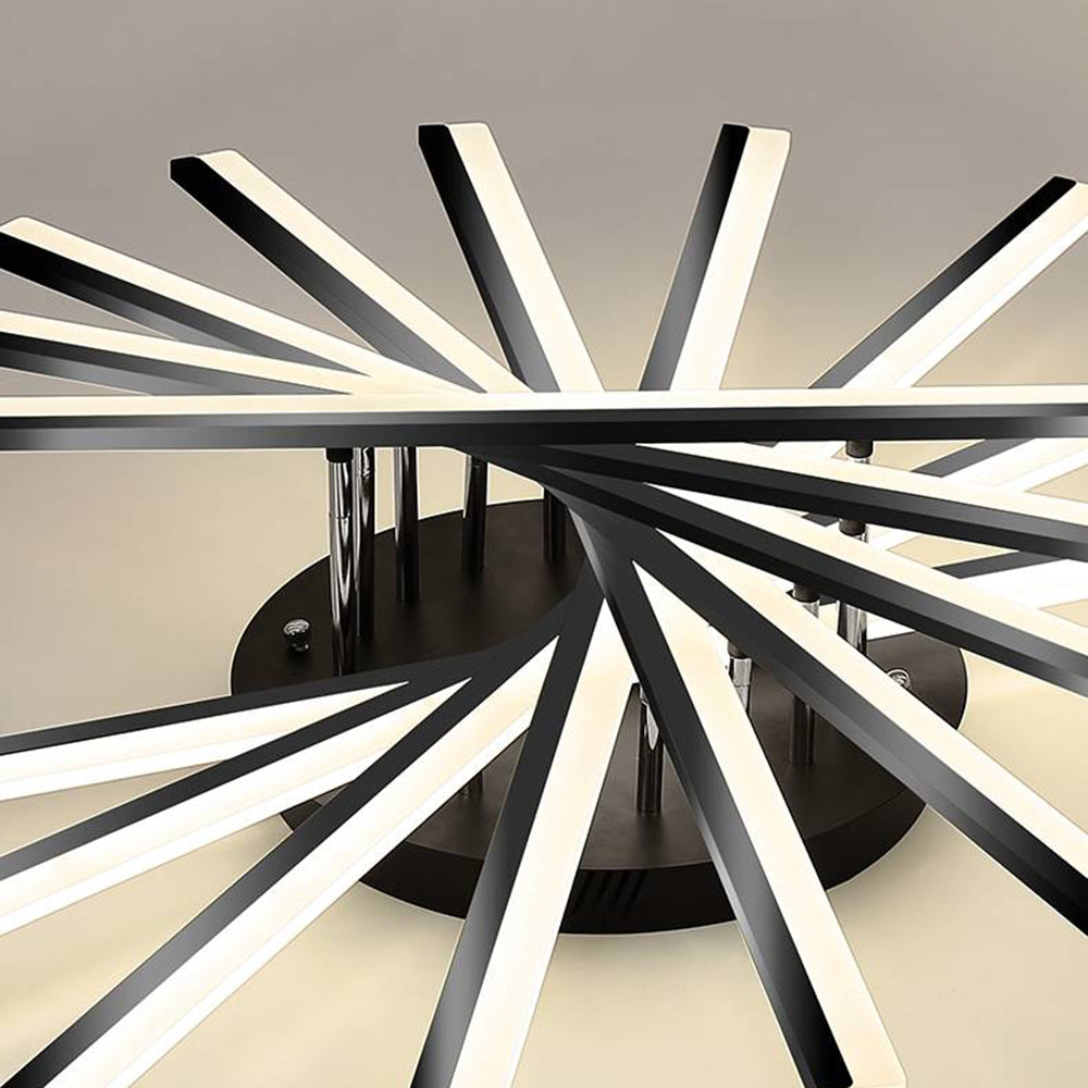 Arisha Linear Flush Mount Ceiling Light, 4 Colour - Neutral Decor