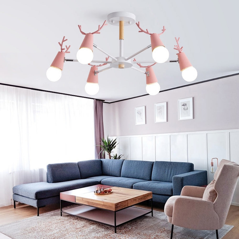 Valentina Deer Pendant Light, 7 Colour, 4 Style - Neutral Decor