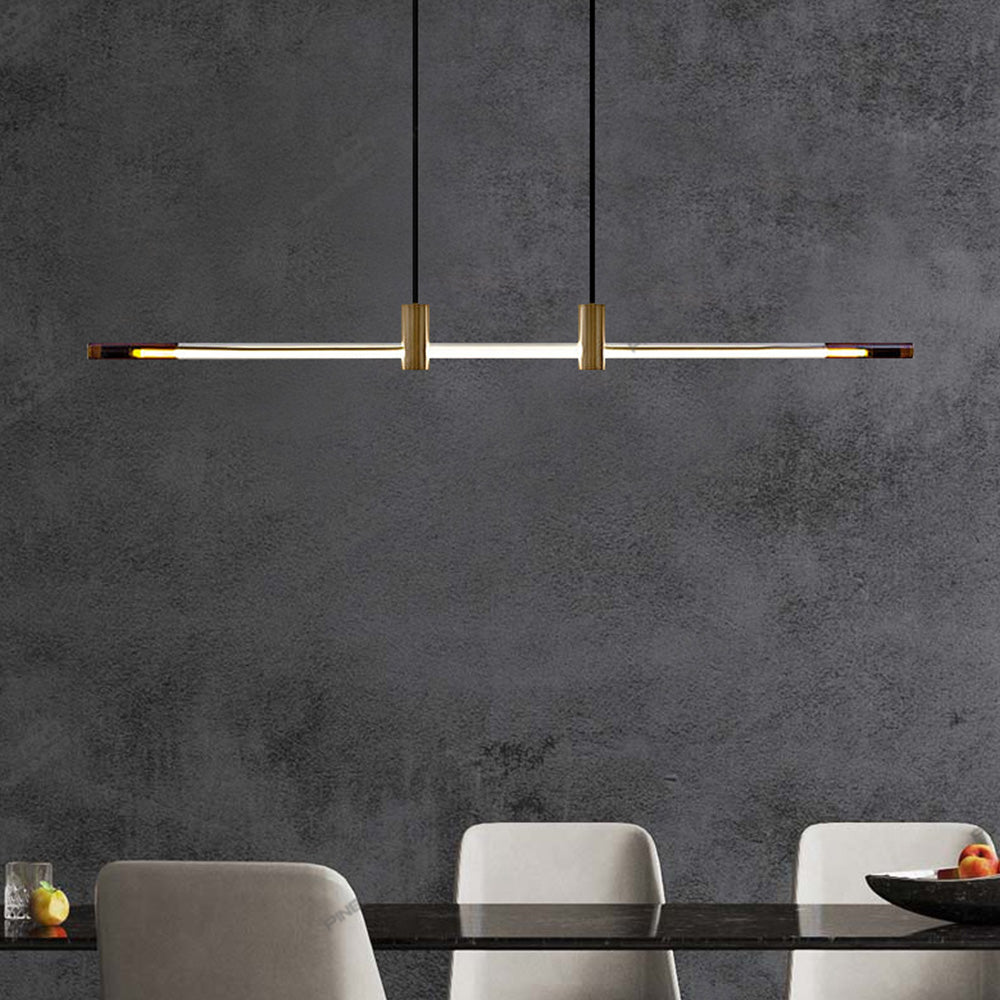 Arisha Minimalist Linear Dining Room/Bar Pendant Light - Neutral Decor