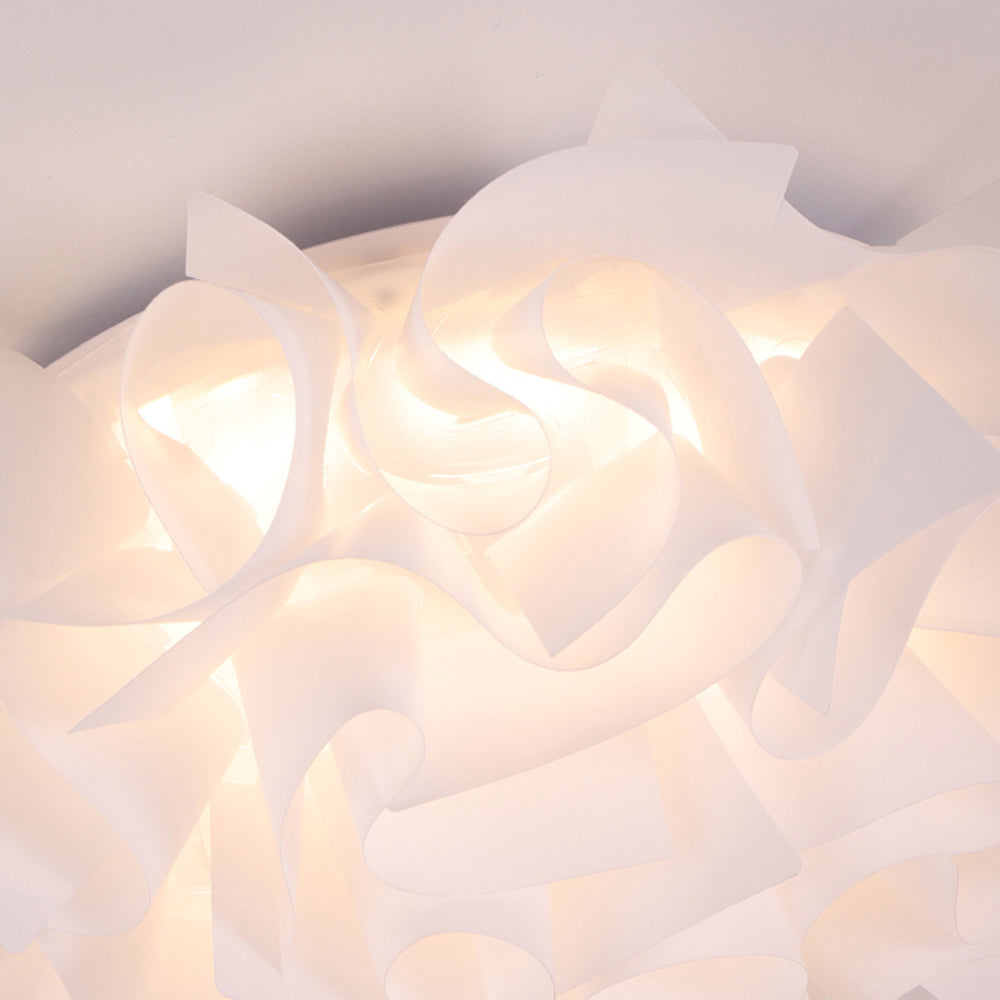 Valentina Art Deco Flower Flush Mount Ceiling Light 7 Colours - Neutral Decor