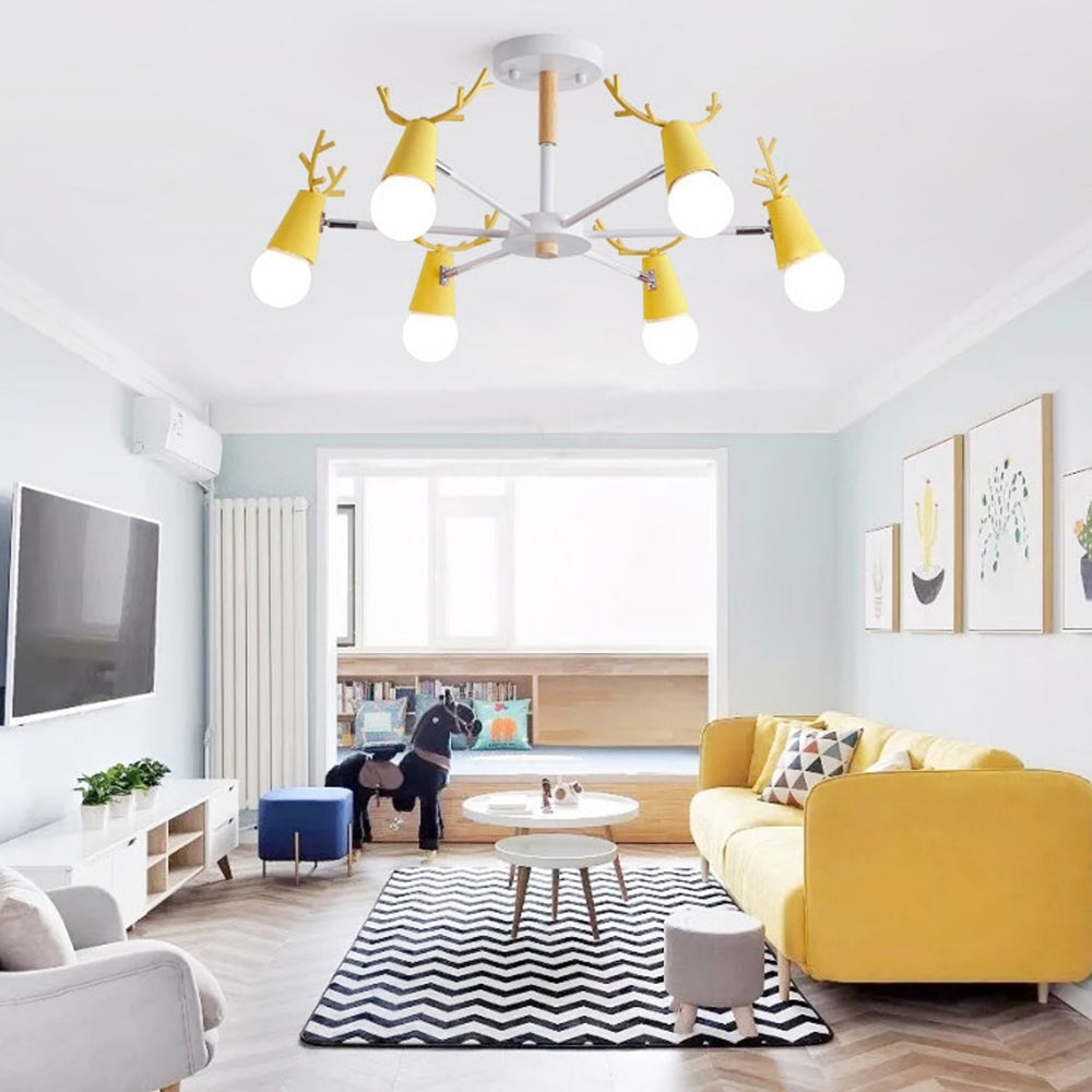 Valentina Deer Pendant Light, 7 Colour, 4 Style - Neutral Decor