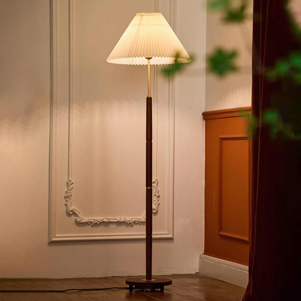 Ozawa Pleated Floor Lamp, 2 Colour - Neutral Decor