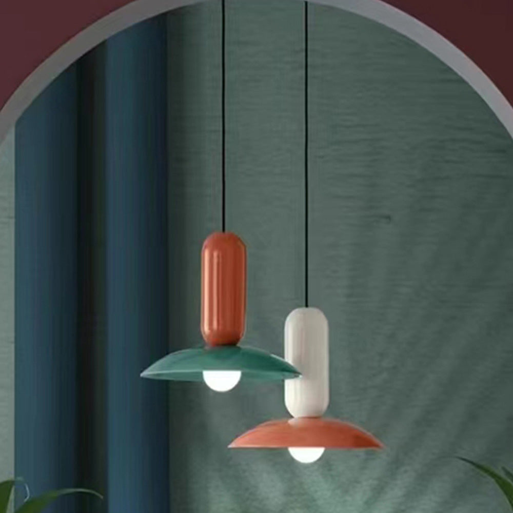 Valentina Nordic Creative Colorful Pendant Light, Metal - Neutral Decor