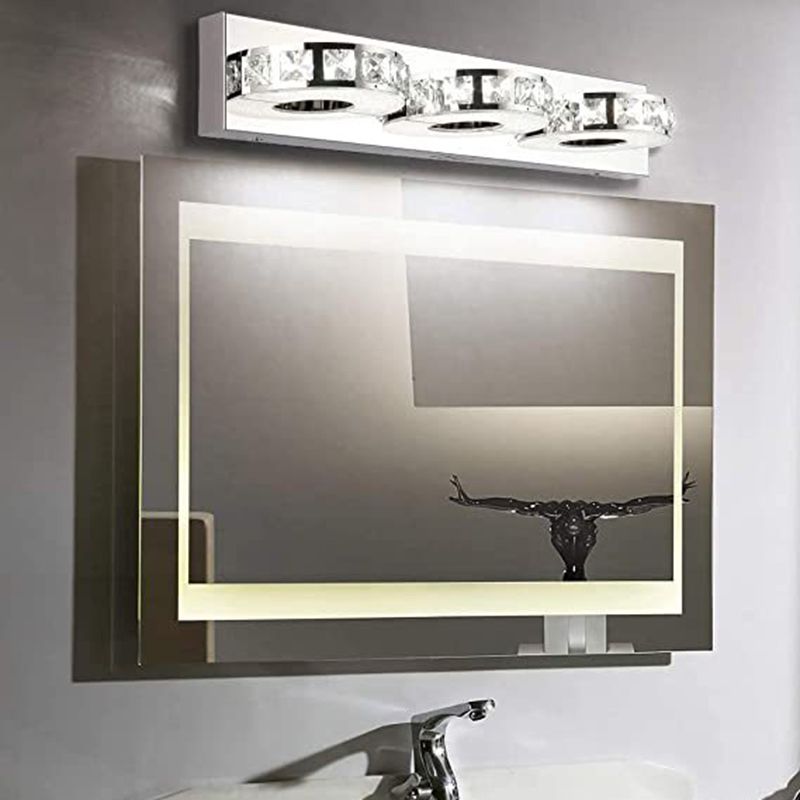 Kristy Mordern Cylindrical Metal Wall Lamp, Silver - Neutral Decor