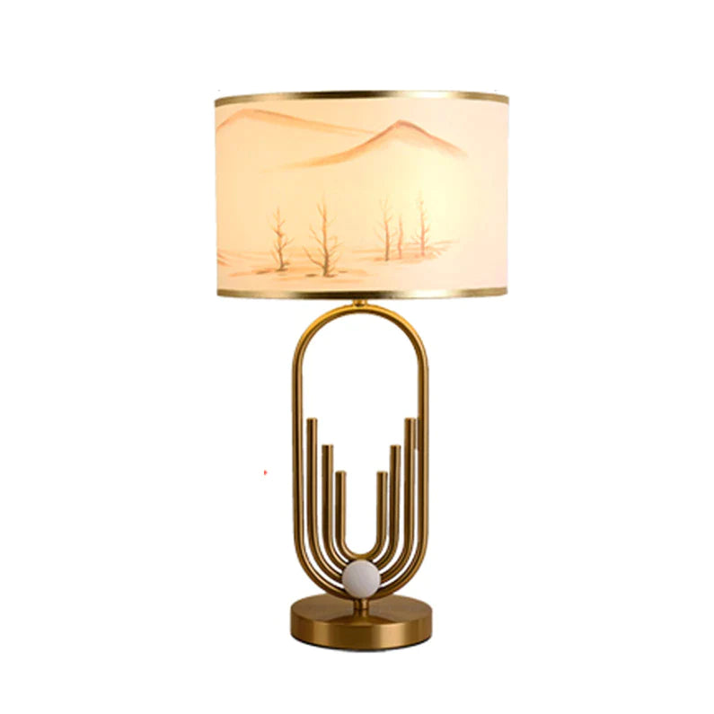 Freja Artistic Table Lamp Floor Lamp Bedside Desk Light For Bedroom - Neutral Decor
