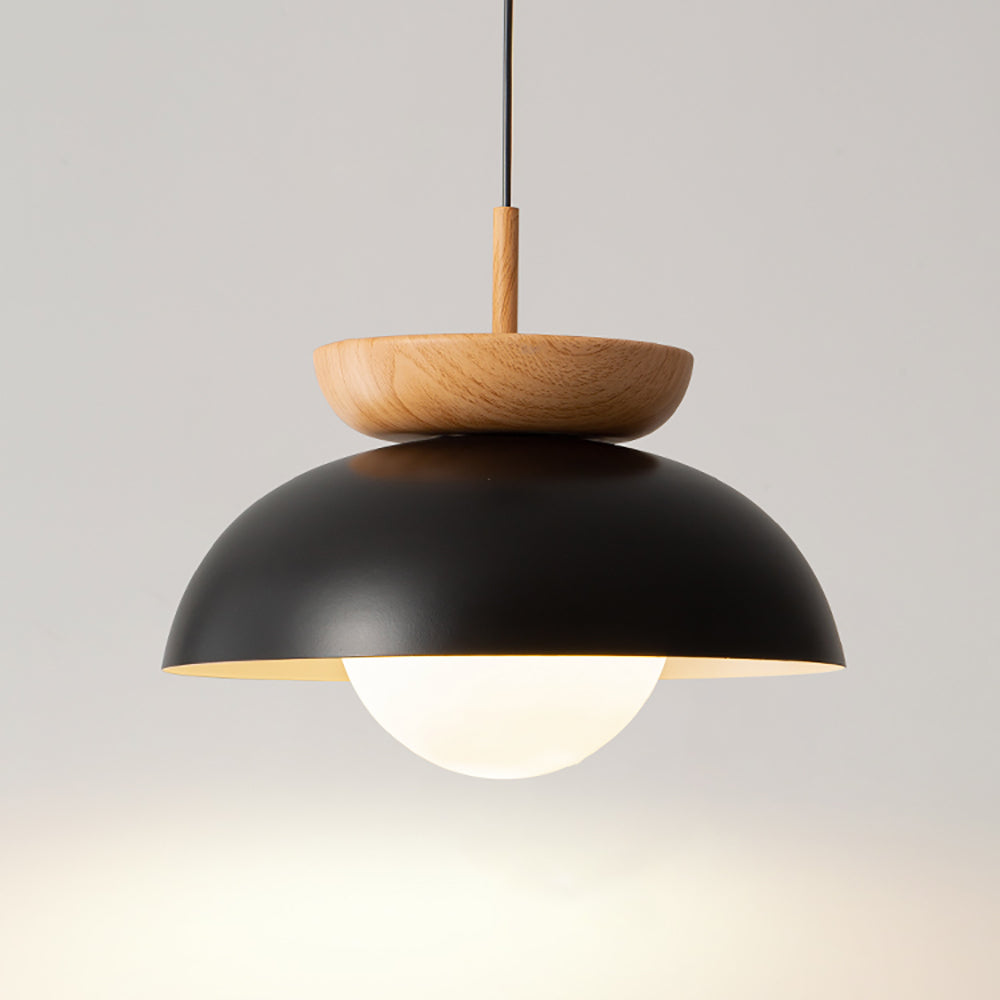 Muto Nordic Pendant Light/Flush Mount Ceiling Light Wood/Metal Black Kitchen Balcony - Neutral Decor