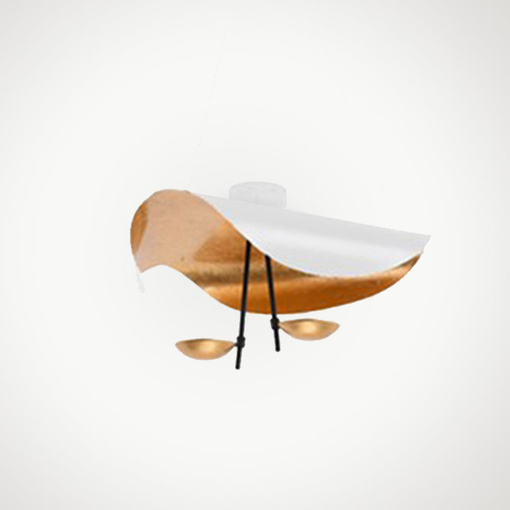 Airsha Pendant Light 3 Colour, Gold Foil Pendant Lights - Neutral Decor