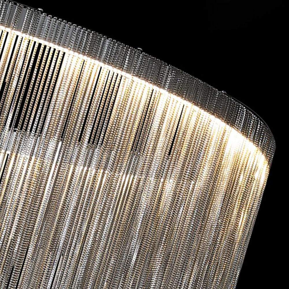 Arisha Wall Lamp Decorative/Modern, Tassel Chain, Silver, Living Room - Neutral Decor