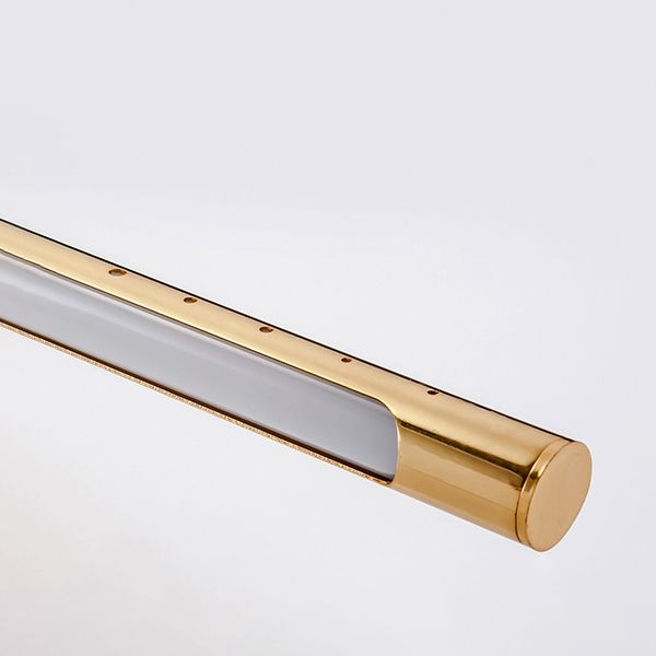 Tiffany Modern Linear Vanity Wall Lamp, Gold, Bathroom/Kitchen - Neutral Decor