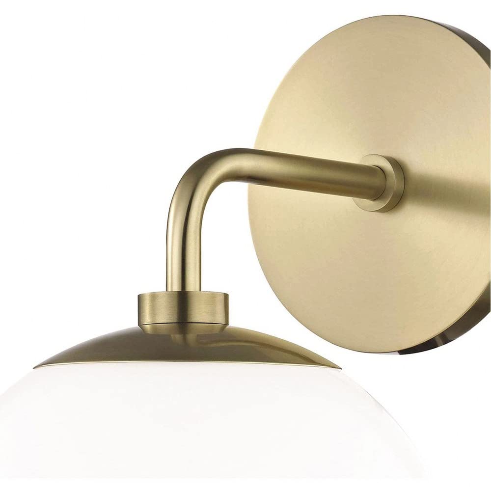 Valentina Glass Indoor Wall Lamp French Bathroom Bedroom - Neutral Decor