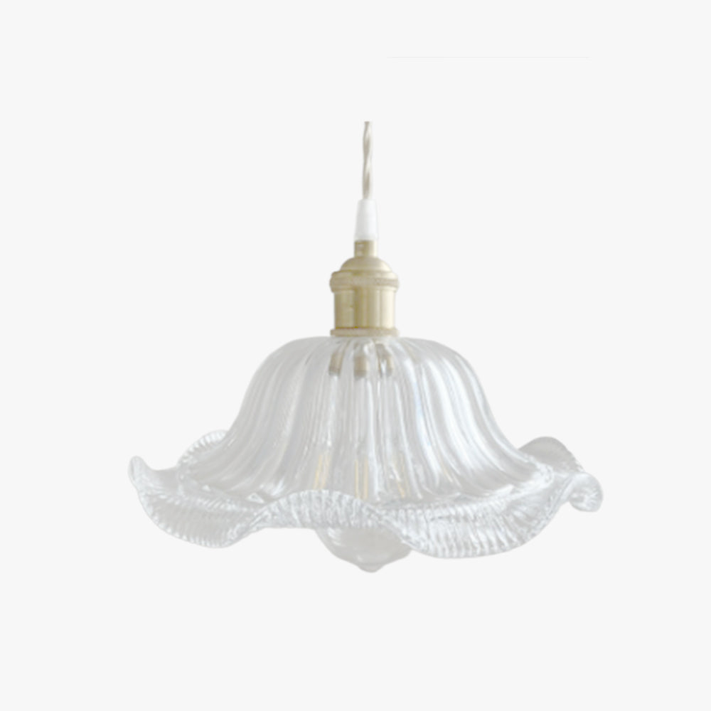 Valentina Art Deco Blown Brass & Glass Pendant Light, 7 Styles - Neutral Decor