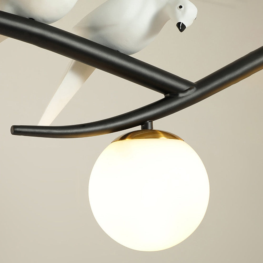 Arisha Mondern Bird Pendant Light, 2 Colour - Neutral Decor