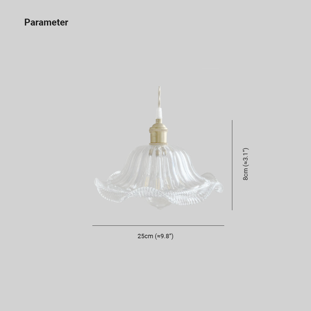 Valentina Art Deco Blown Brass & Glass Pendant Light, 7 Styles - Neutral Decor