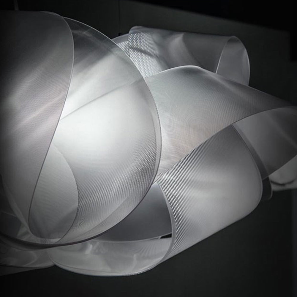 Arisha Art Deco Flower Pendant Light, Acrylic, Living Room/Art Gallery - Neutral Decor