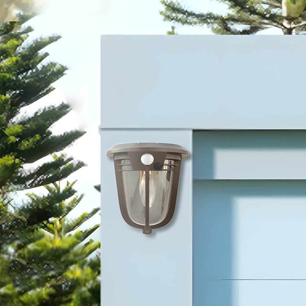 Troy Motion Sensor Solar ABS Outdoor Wall Light