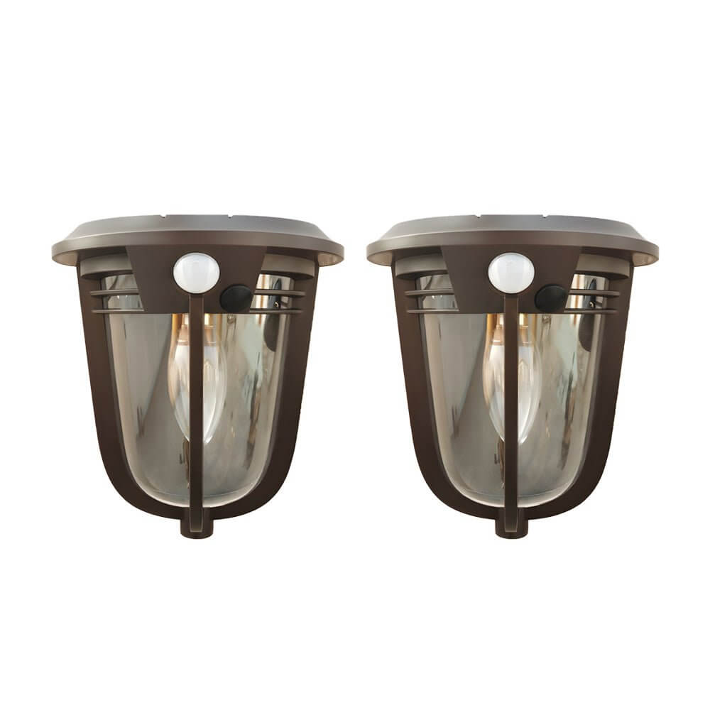 Troy Motion Sensor Solar ABS Outdoor Wall Light