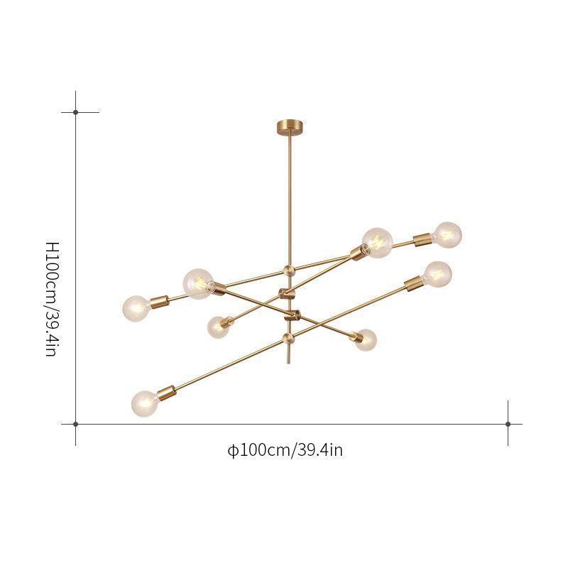 Edward Modern Chandelier-Neutral Decor