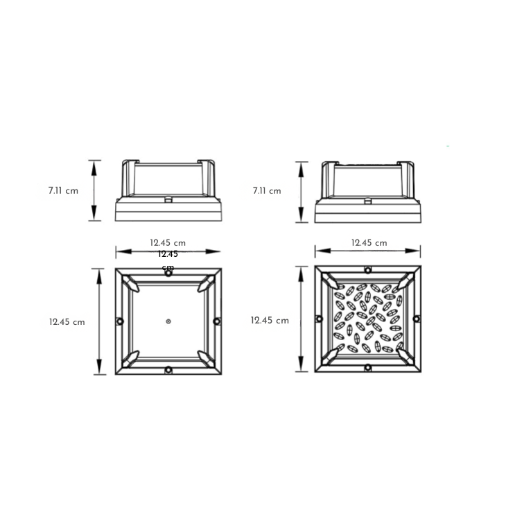 Faith Die-cast Modern Outdoor Wall Light