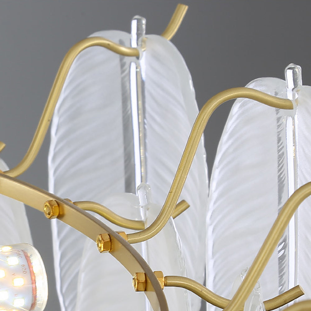 Kristy Elegant Pearl/Glass/Metal Chandelier, White - Neutral Decor