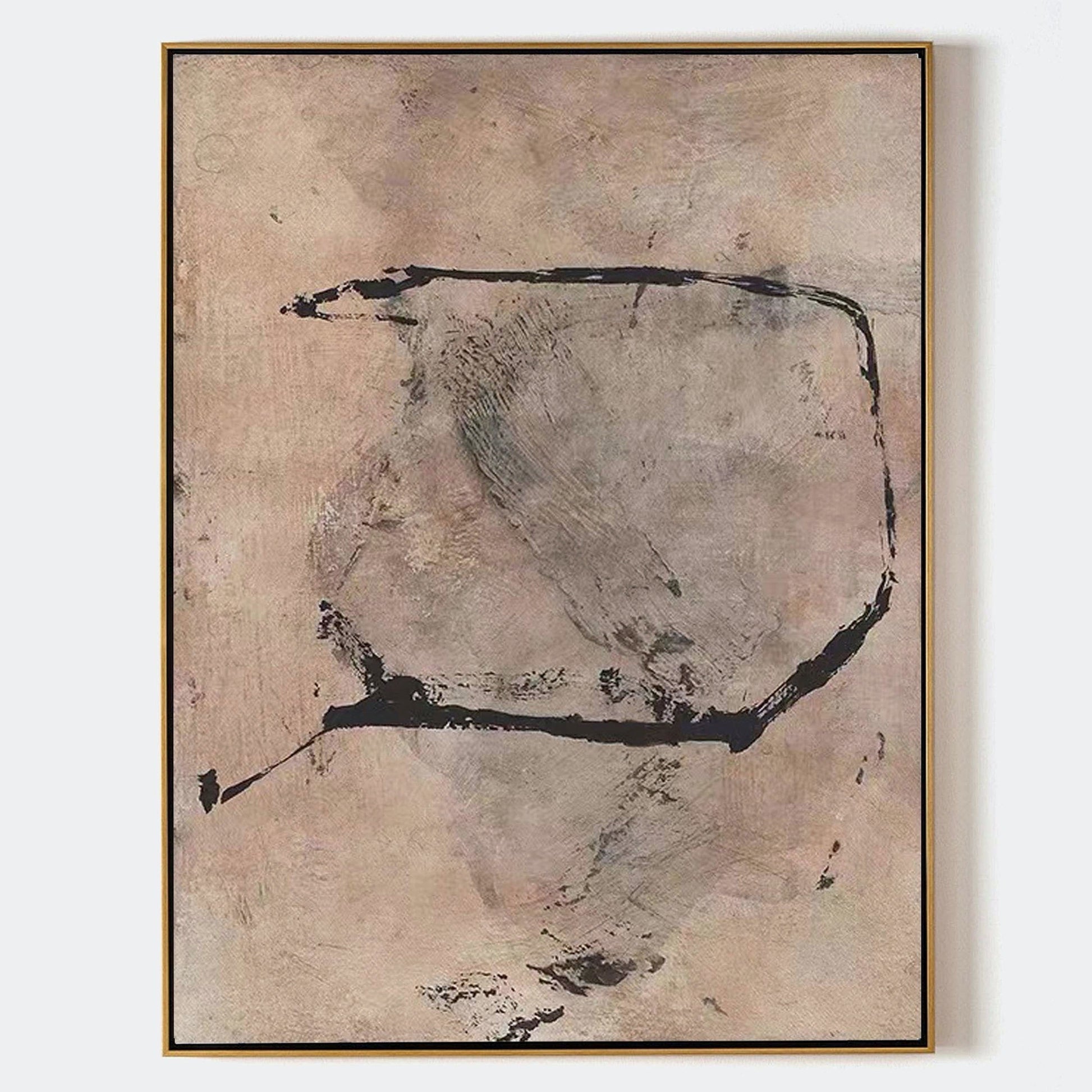 Wabi-sabi Abstract Painting ABAV290 - Neutralighting