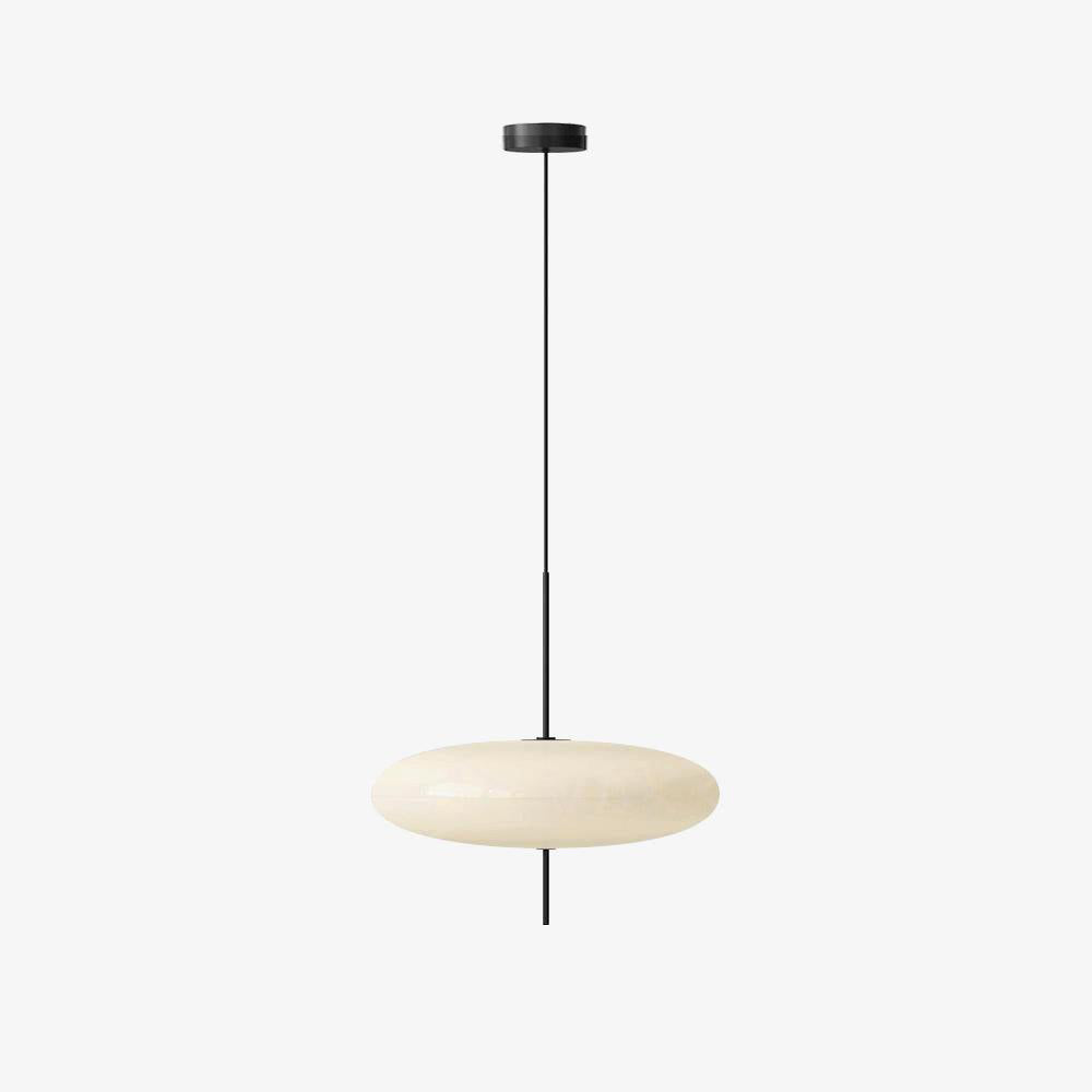 Lustra Pendant Lamp Joined Black-Painted for Living Room-Neutral Decor