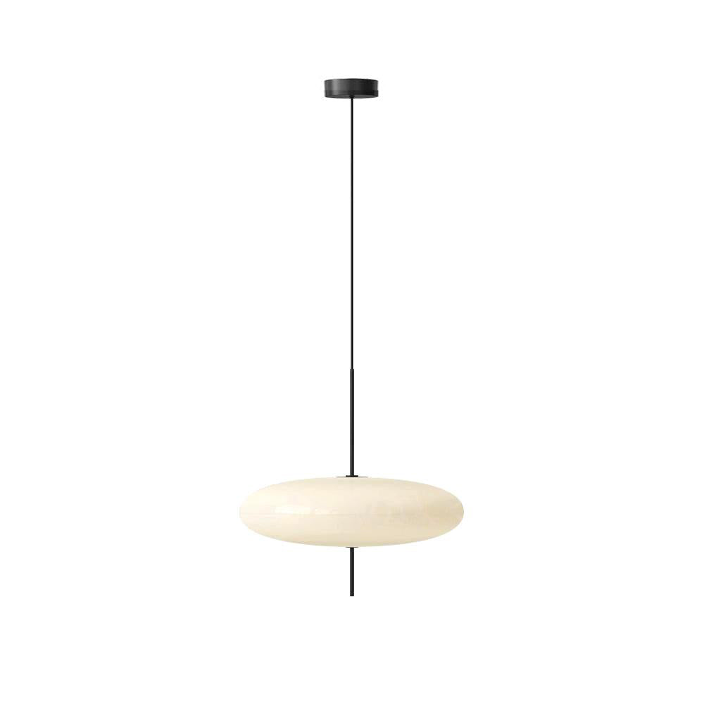 Lustra Pendant Lamp Joined Black-Painted for Living Room-Neutral Decor