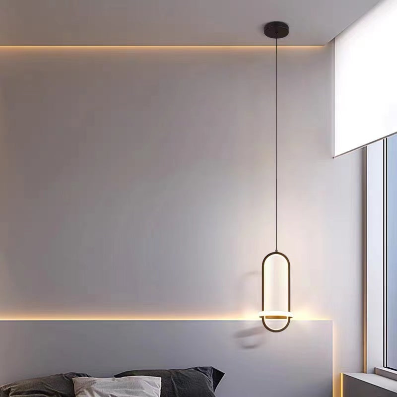 Arisha Modern Minimalist LED Ring Pendant Light Bedsides - Neutral Decor