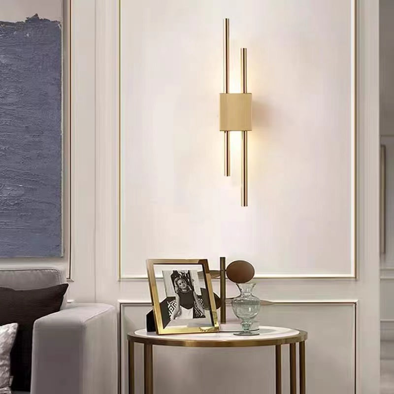 Arisha Modern Metal/Marble LED Wall Lamp - Neutral Decor