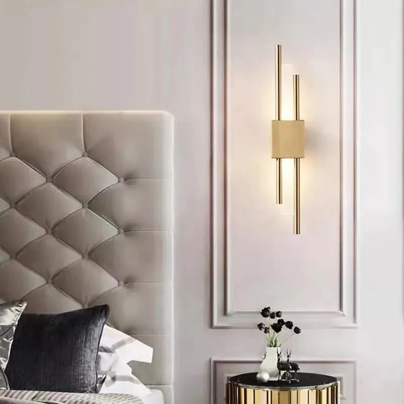 Arisha Modern Metal/Marble LED Wall Lamp - Neutral Decor