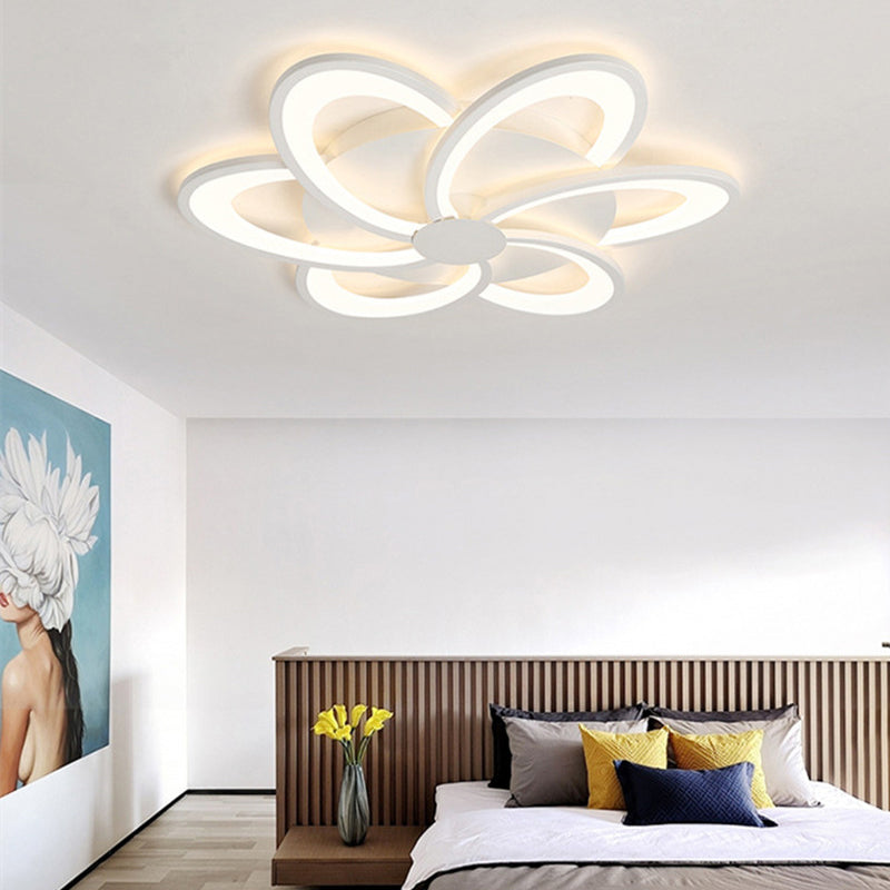 Arisha Flower Shape Ceiling Light White , 2 Style - Neutral Decor