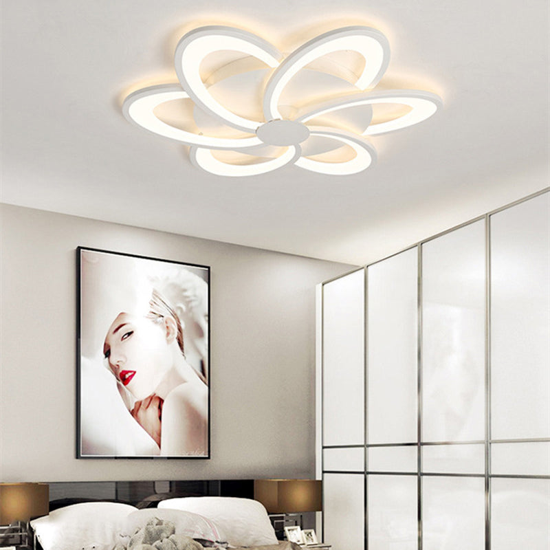 Arisha Flower Shape Ceiling Light White , 2 Style - Neutral Decor