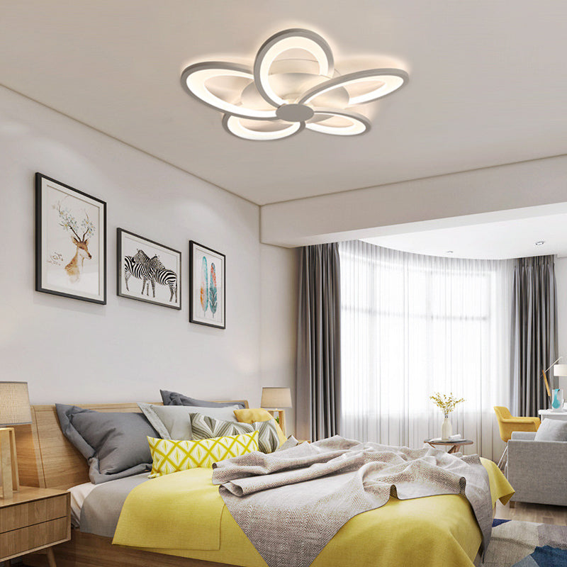 Arisha Flower Shape Ceiling Light White , 2 Style - Neutral Decor