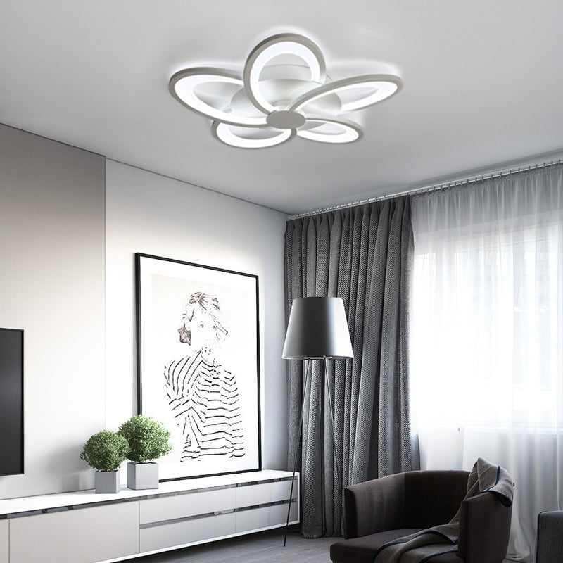 Arisha Flower Shape Ceiling Light White , 2 Style - Neutral Decor