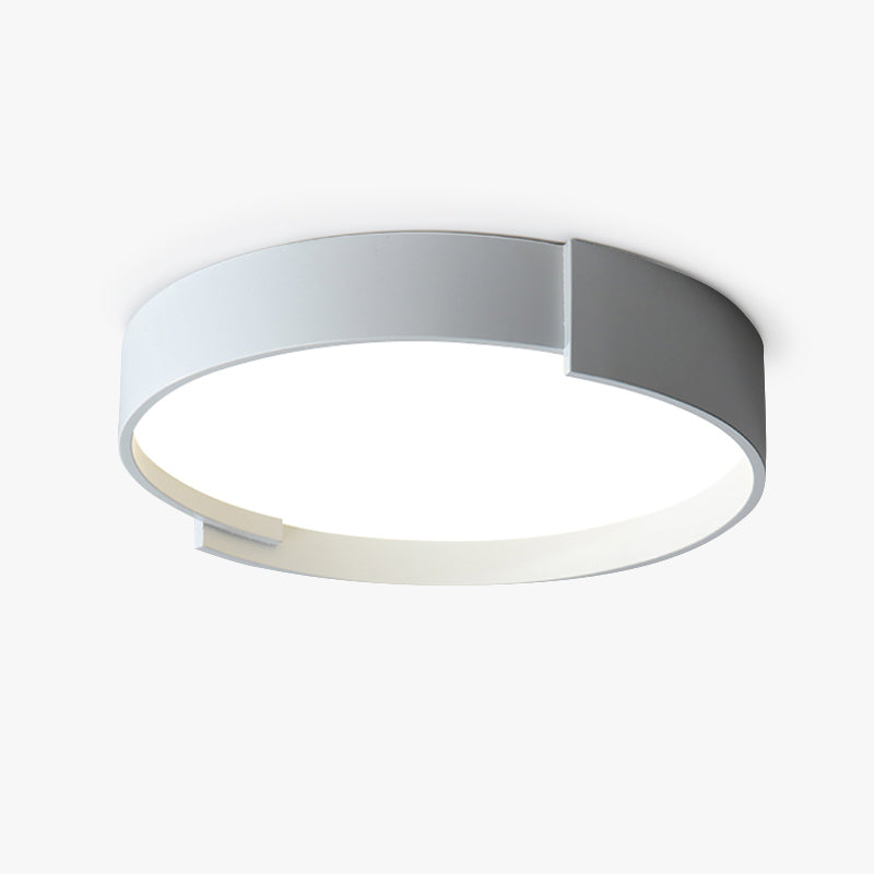 Arisha Modern Round Flush Mount Ceiling Light LED Double Layer - Neutral Decor