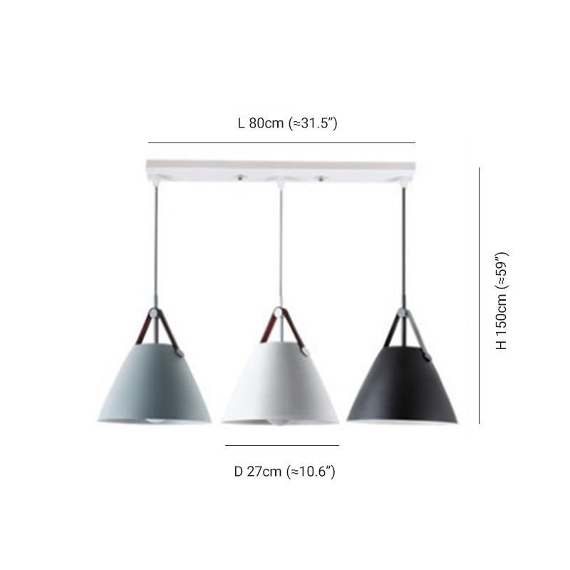 Aria Pedant Light Cluster, 3 Color - Neutral Decor