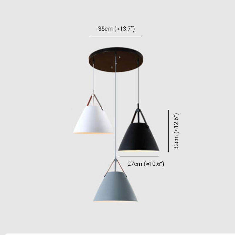 Aria Pedant Light Cluster, 3 Color - Neutral Decor
